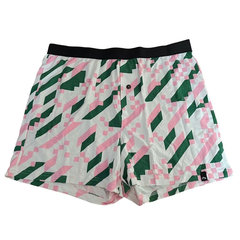 MeUndies Printed Men’s Boxer Geometric Shape Print Size Medium